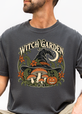 Halloween T-Shirt, Witch Garden Art Nouveau Botanical Art, Comfort Colors
