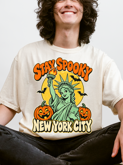 New York Halloween Comfort Colors T-Shirt: Statue of Liberty