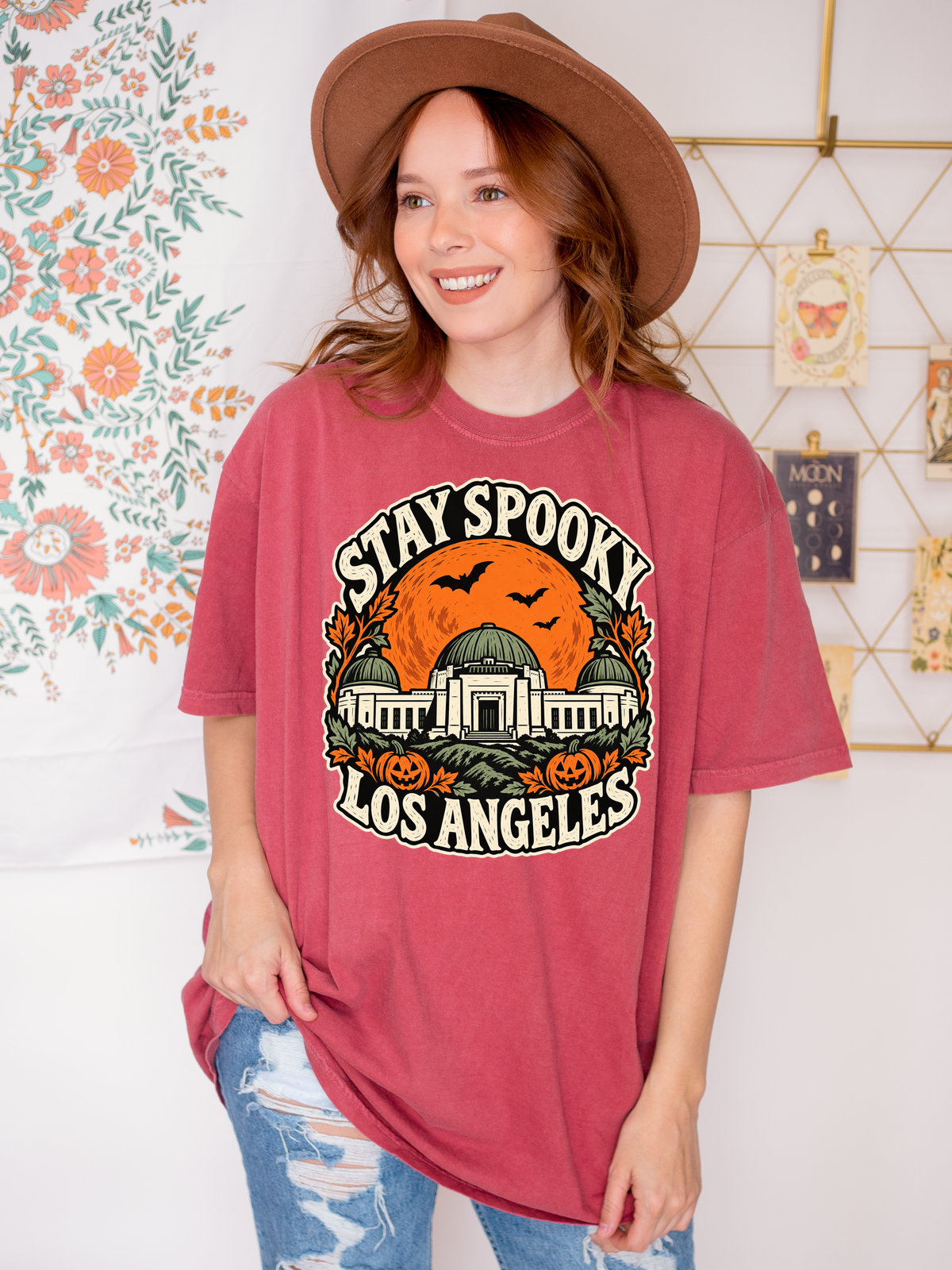 Los Angeles Halloween T-Shirt: Griffith Observatory Comfort Colors