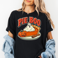 Pumpkin Pie Halloween T Shirt, Pie Boo Ghost Dollop, Retro Diner Food Illustration, Comfort Colors Spooky Season
