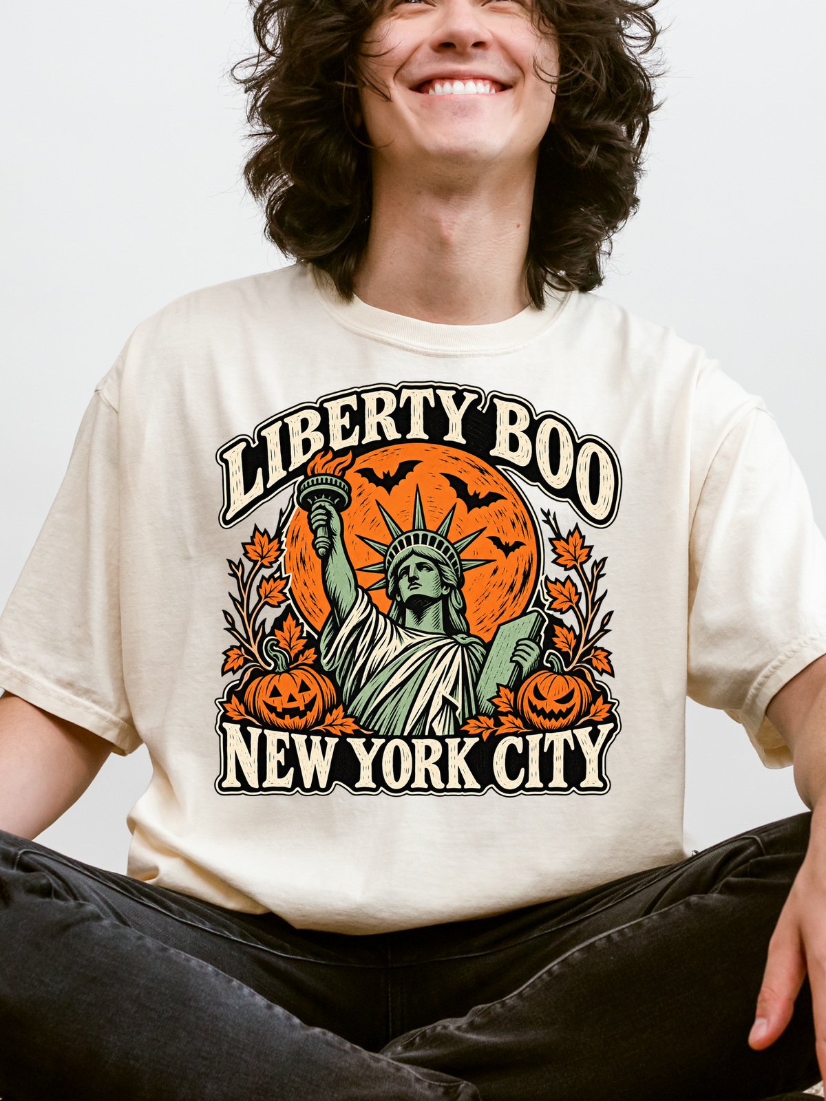New York Halloween T-Shirt, Statue of Liberty, Comfort Colors