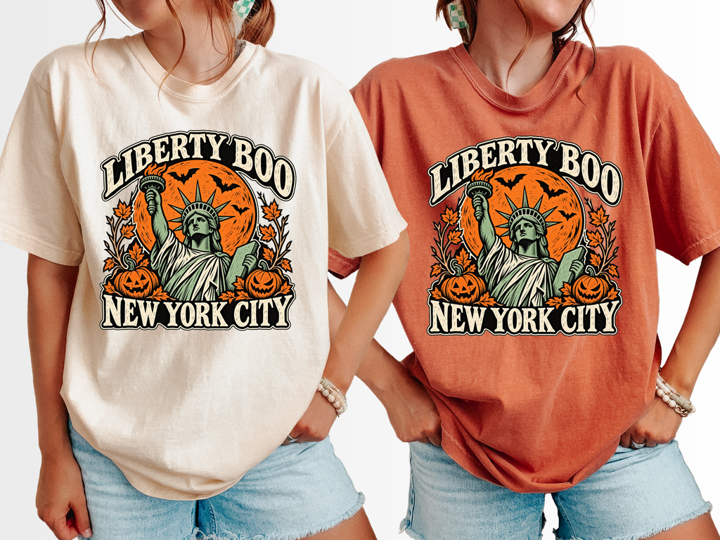 New York Halloween T-Shirt, Statue of Liberty, Comfort Colors