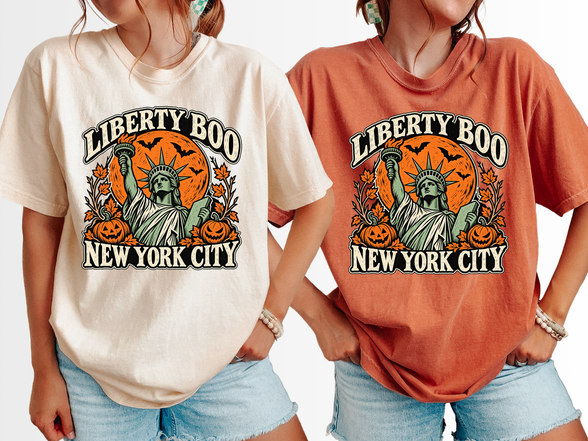 New York Halloween T-Shirt, Statue of Liberty, Comfort Colors