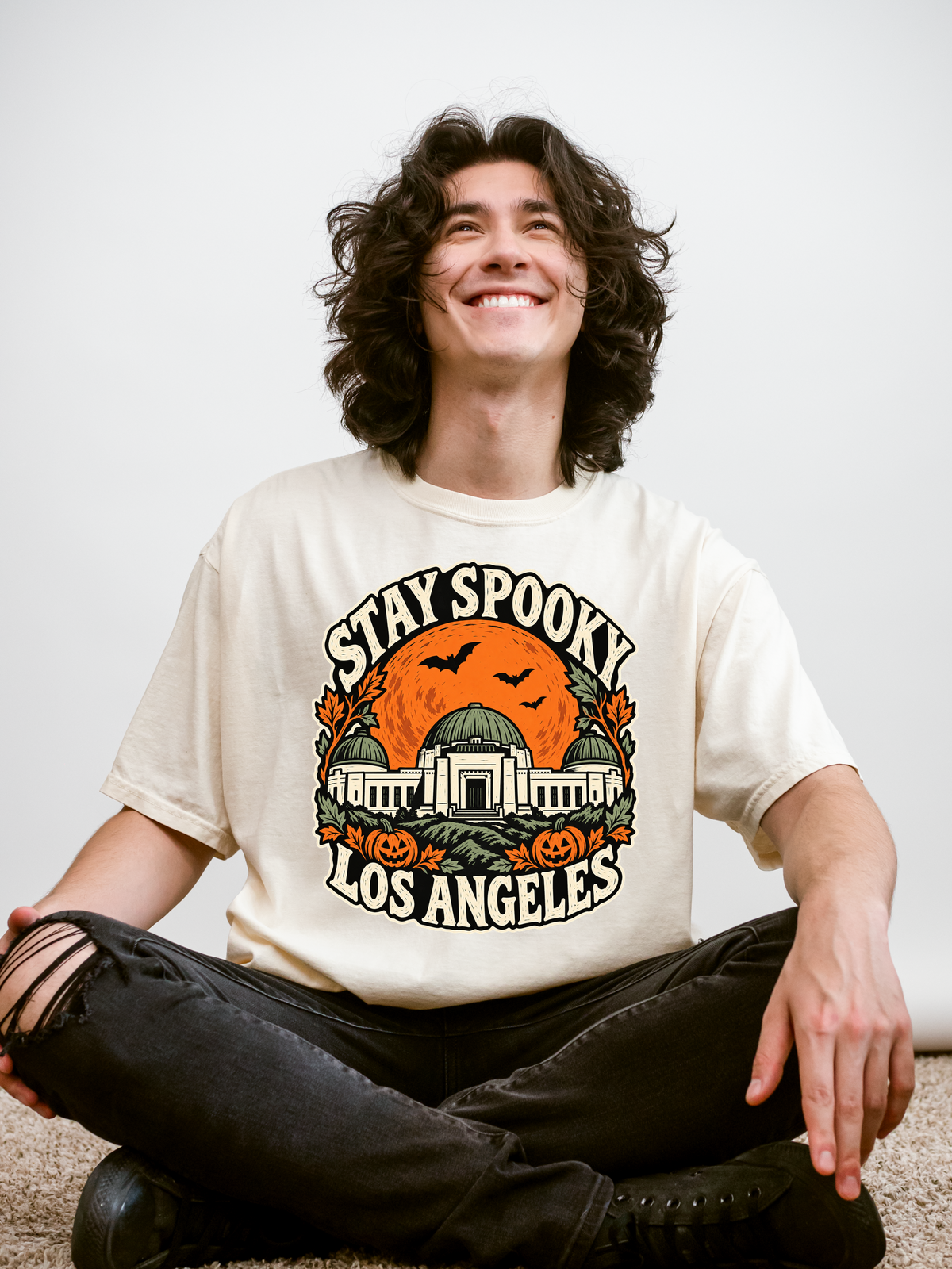 Los Angeles Halloween T-Shirt: Griffith Observatory Comfort Colors