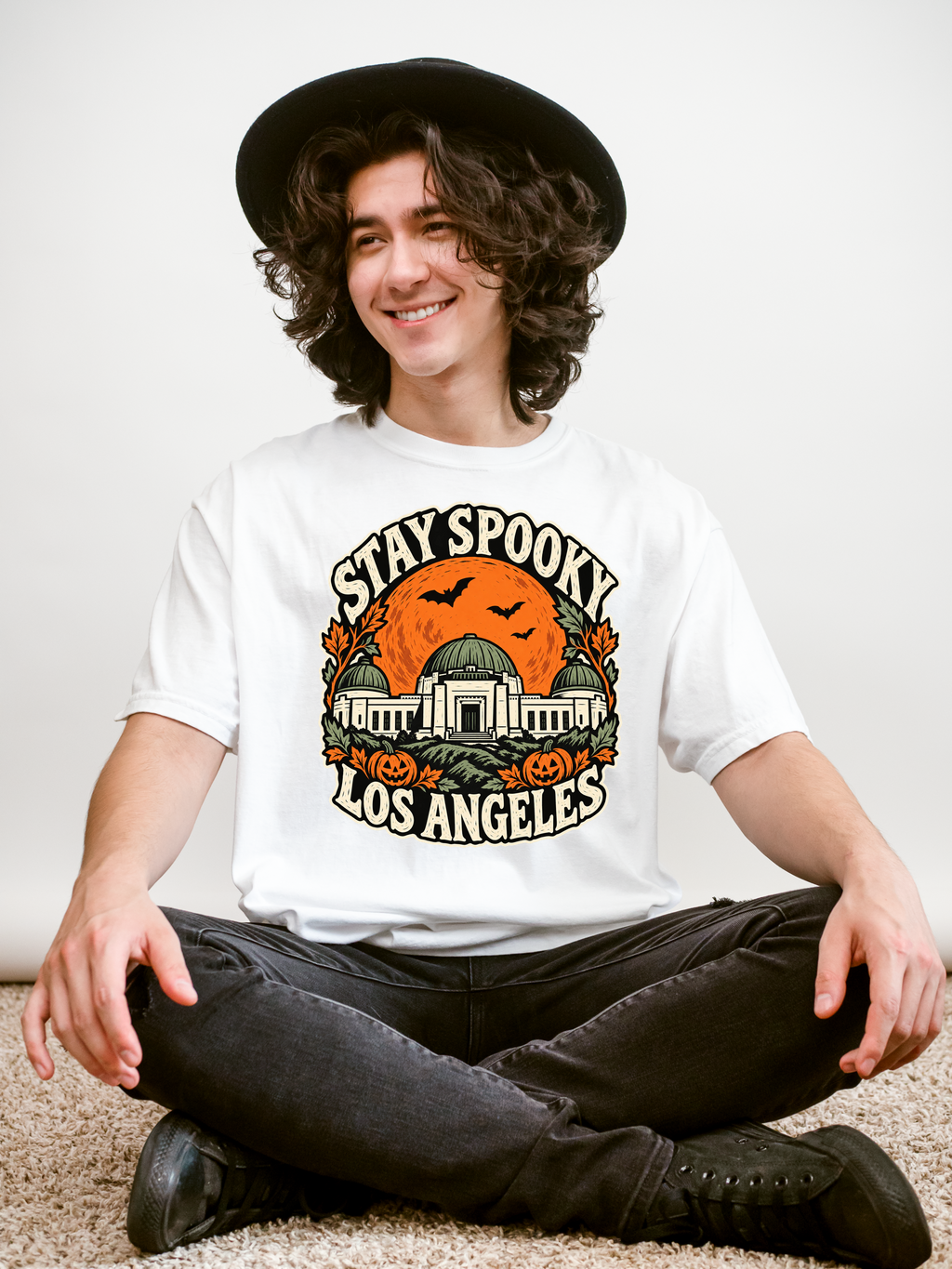 Los Angeles Halloween T-Shirt: Griffith Observatory Comfort Colors