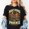 Phoenix Halloween T-Shirt, Rosson House Black Cat and Pumpkin, Retro Arizona Souvenir, Comfort Colors Spooky Season