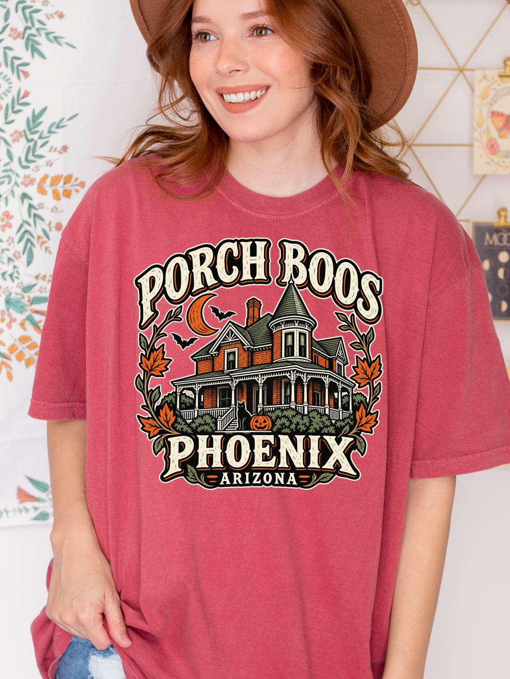 Phoenix Halloween T-Shirt, Rosson House, Comfort Colors