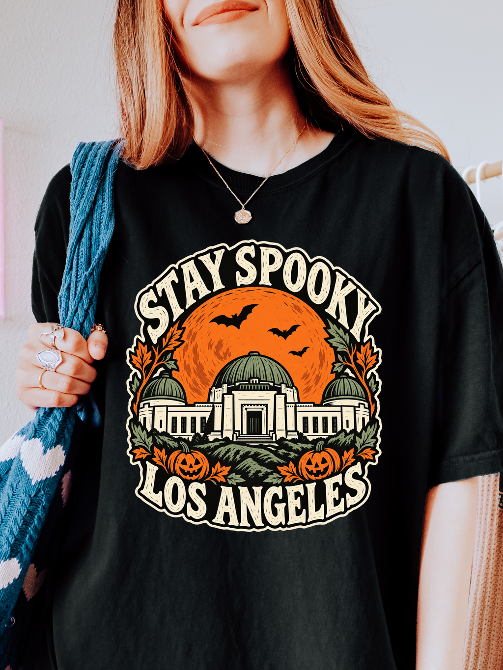 Los Angeles Halloween T-Shirt: Griffith Observatory Comfort Colors