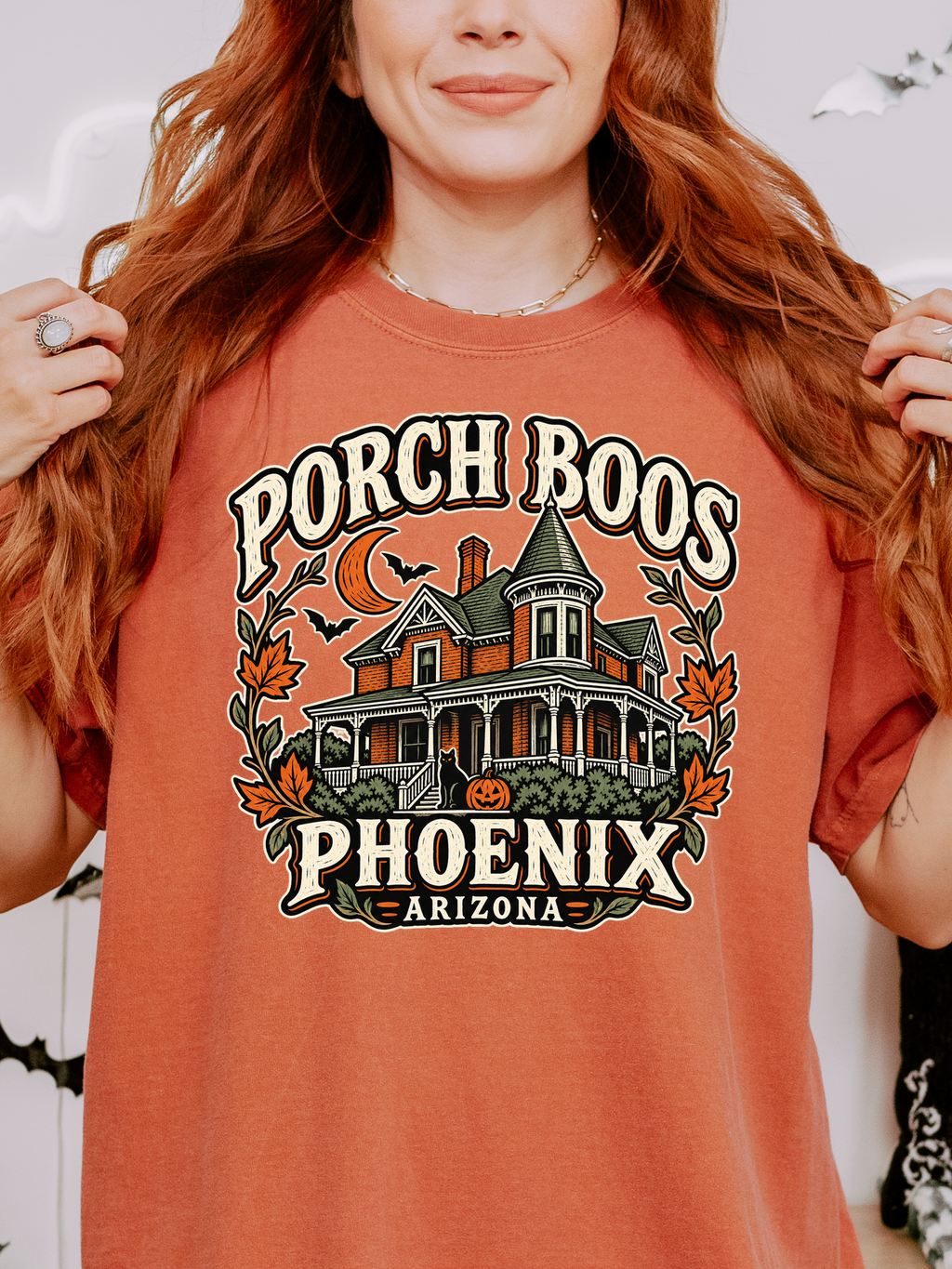Phoenix Halloween T-Shirt, Rosson House, Comfort Colors