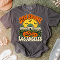 Los Angeles Halloween T-Shirt, Griffith Observatory, Comfort Colors, Playful 1950s Cartoon California Souvenir
