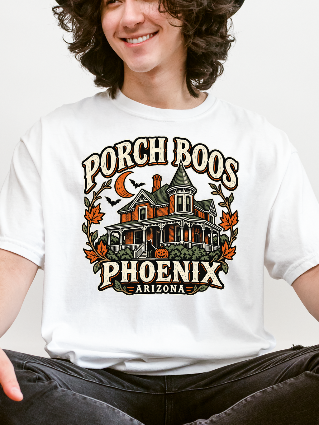 Phoenix Halloween T-Shirt, Rosson House, Comfort Colors