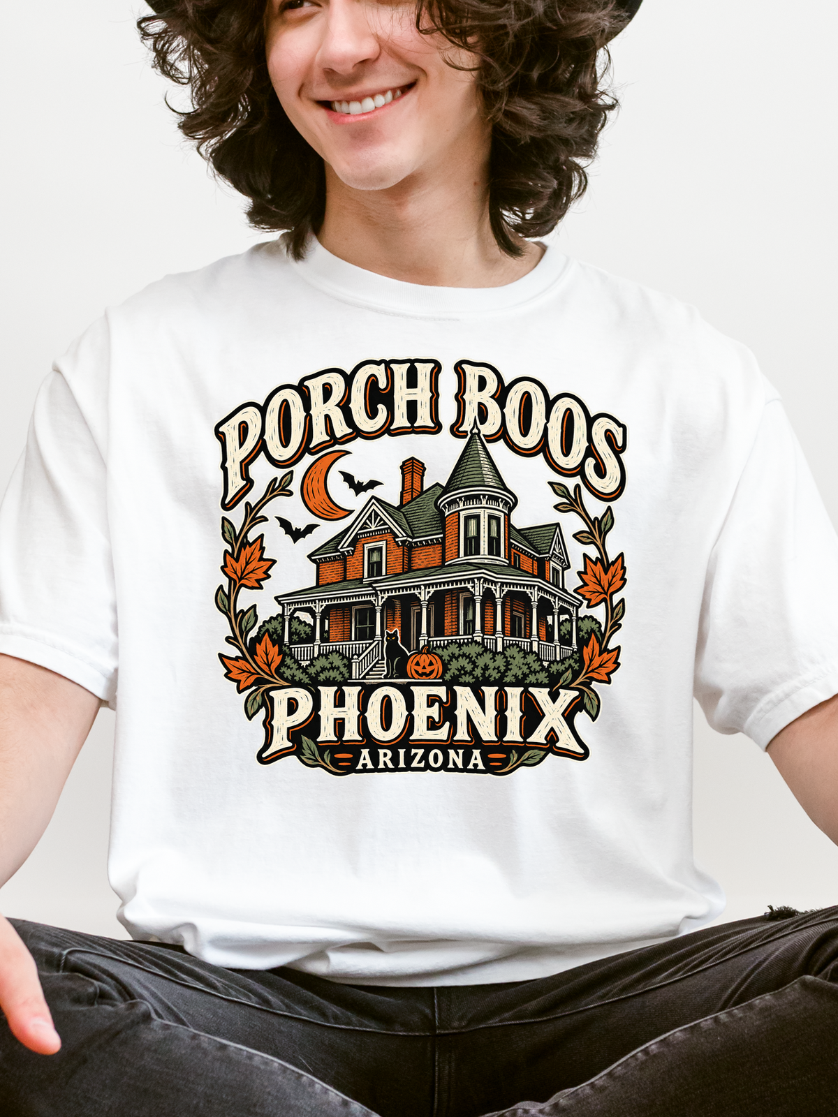 Phoenix Halloween T-Shirt, Rosson House, Comfort Colors