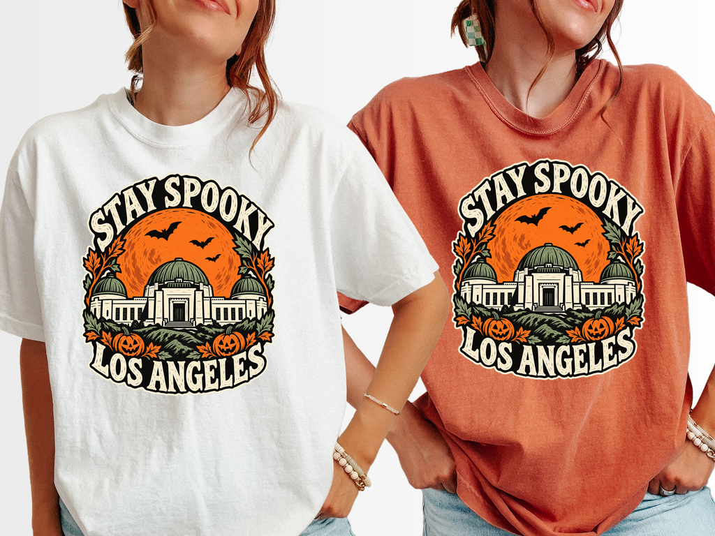 Los Angeles Halloween T-Shirt: Griffith Observatory Comfort Colors