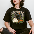 Sewing Machine Halloween T-Shirt, Sew Spooky Ghost Patch, Art Nouveau Pumpkin Design, Comfort Colors